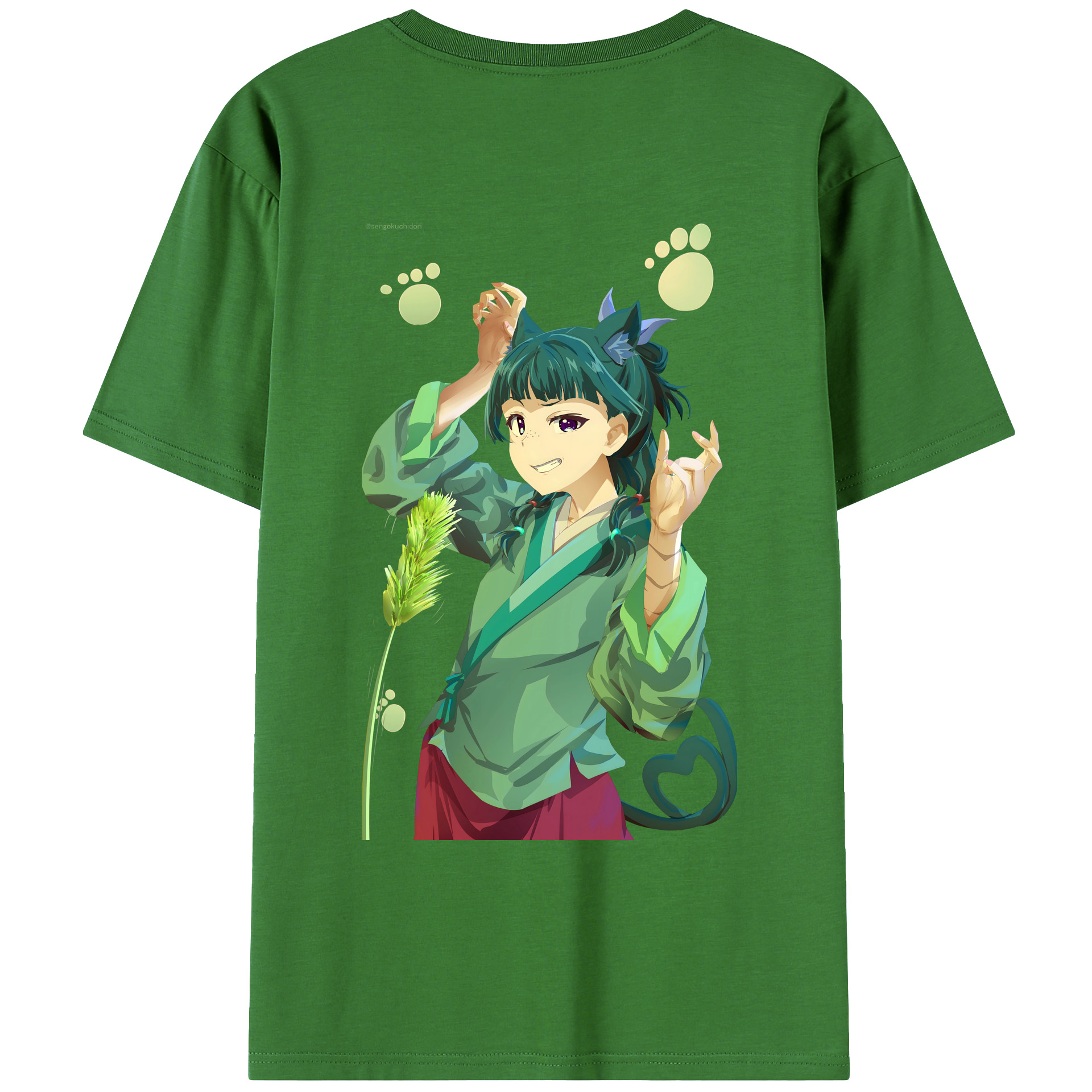 （画像用） 薬屋のひとりごと The Apothecary Diaries レディース半袖Tシャツ(バックプリント)